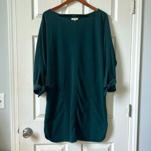 Women’s Oversized Max Studio Dress with Pockets and Cute Tie Cuffs 🍁❤️🍁❤️🍁